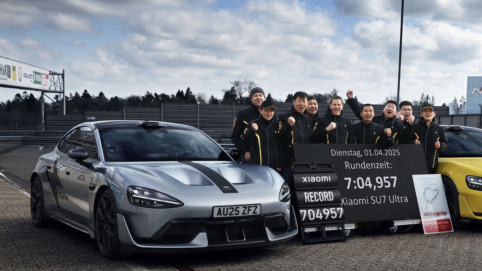 The Xiaomi SU7 Ultra following its Nürburgring lap